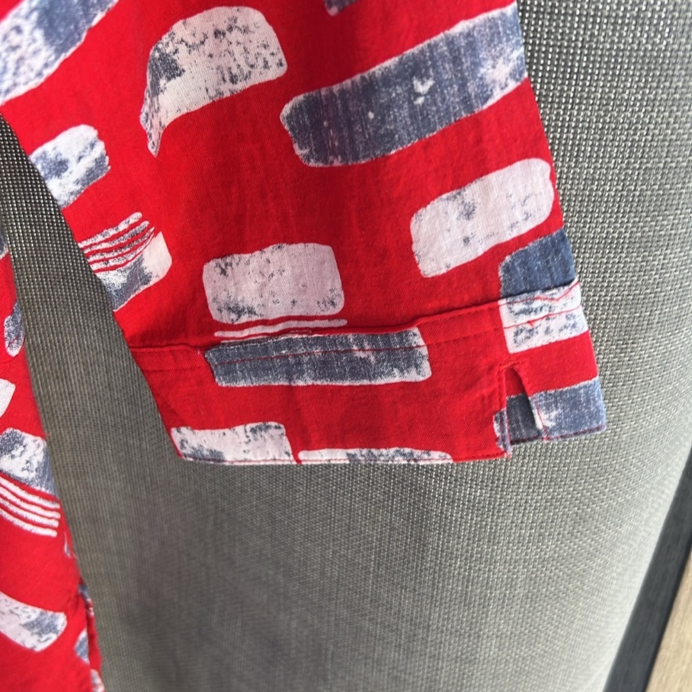 John Mark Button Down Shirt Offset Pocket Detail … - image 5